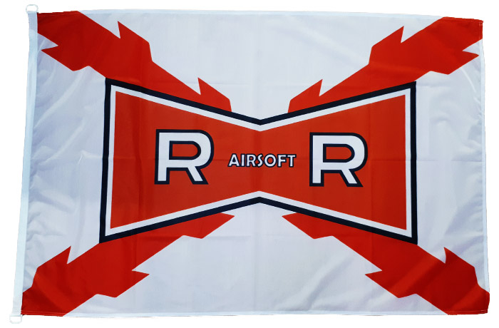 Bandera Airsoft Red Ribbon